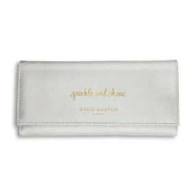 Katie Loxton Jewelry Roll Sparkle and Shine in Metallic Silver