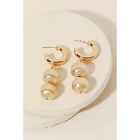 Layered Ball Earrings