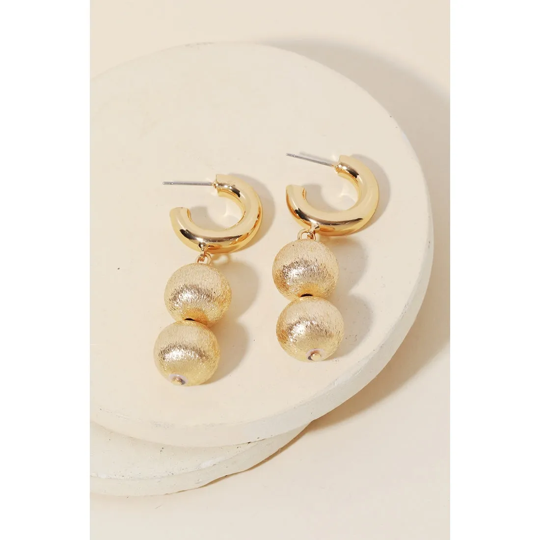Layered Ball Earrings