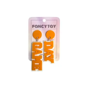 Layered Game Day Dangle Earrings