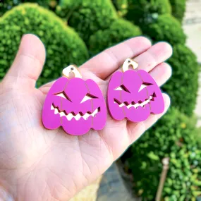 Layered Jack O Lantern Earrings- Digital Cut File