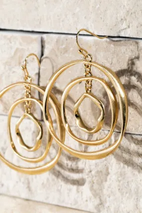 Layered Satin Earrings