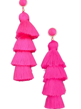 Layered Tassel Earrings