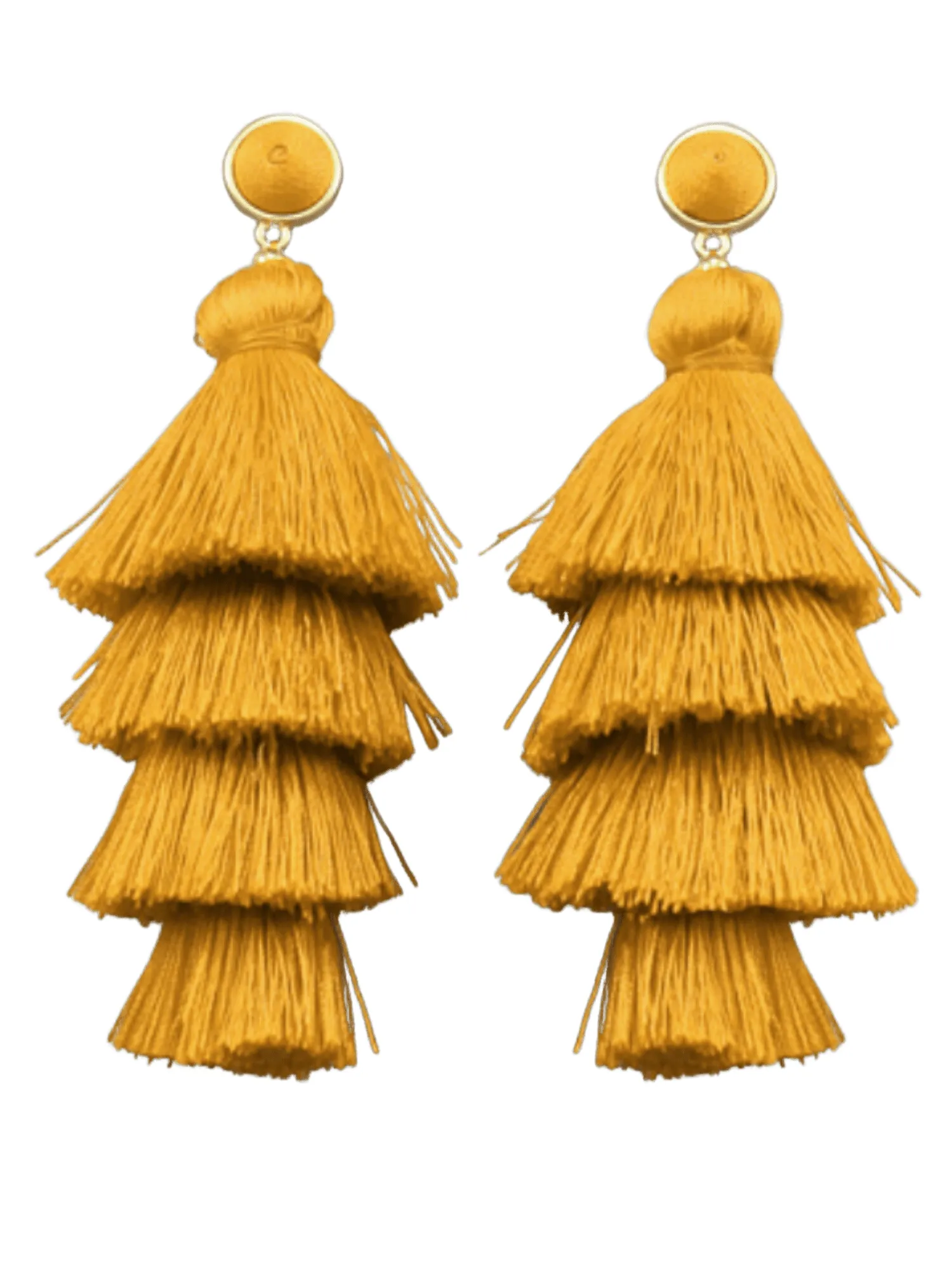 Layered Tassel Earrings