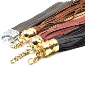 Leather Tassels | 7 inch with Attached Ring | Purse Accessories