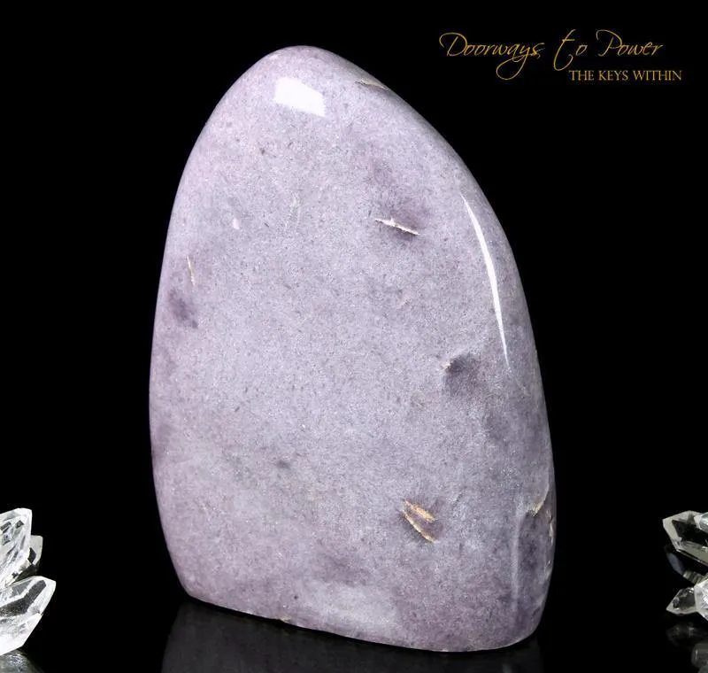 Llilac Lepidolite Crystal Altar Stone
