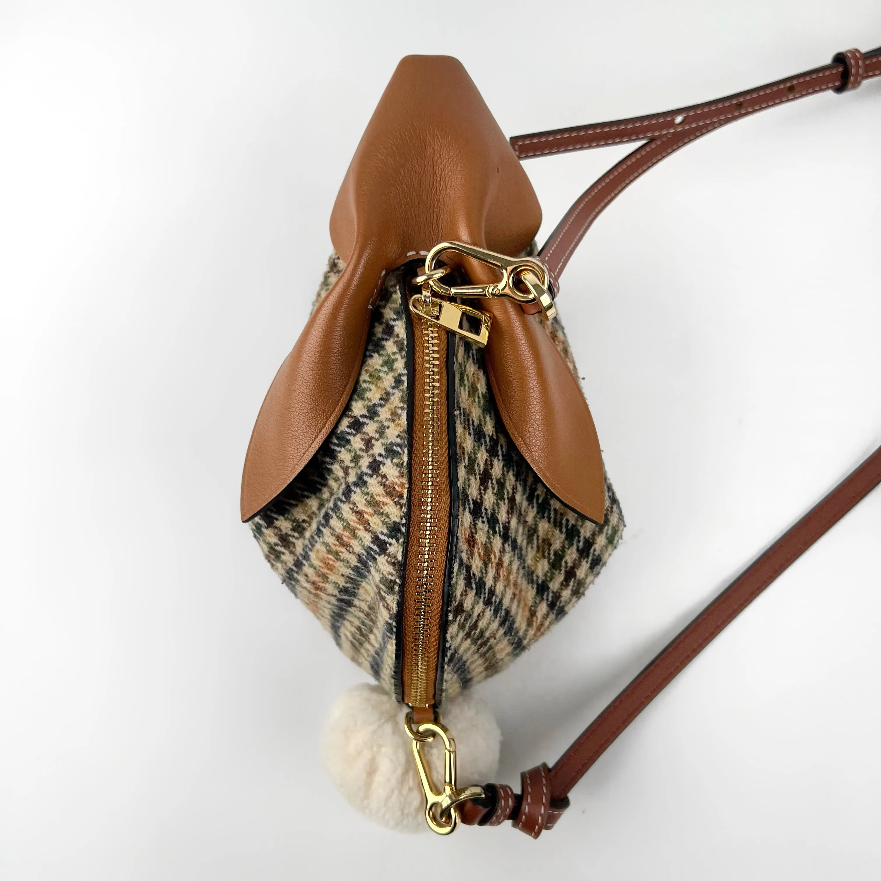 Loewe Mini Tan Bunny Crossbody Bag