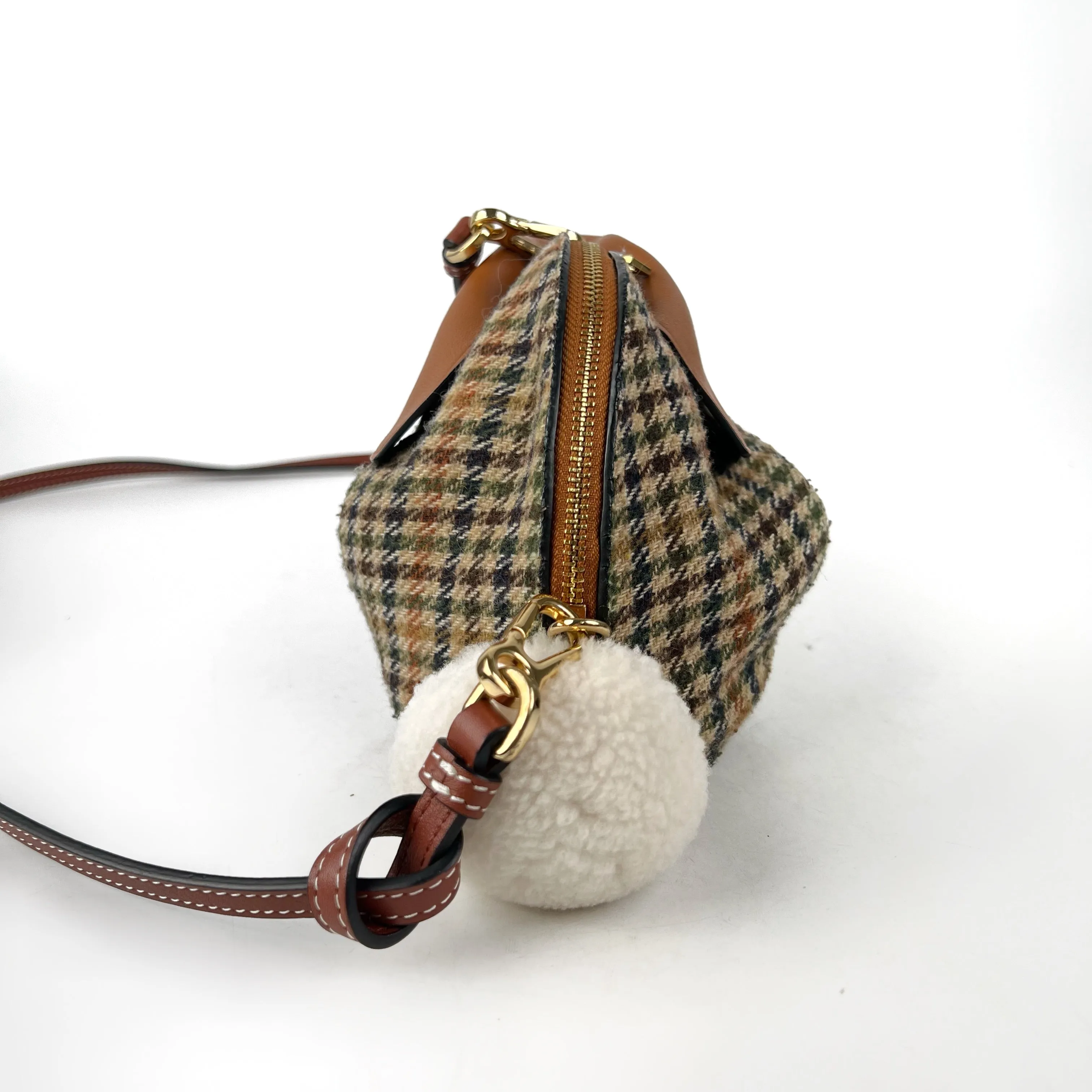 Loewe Mini Tan Bunny Crossbody Bag