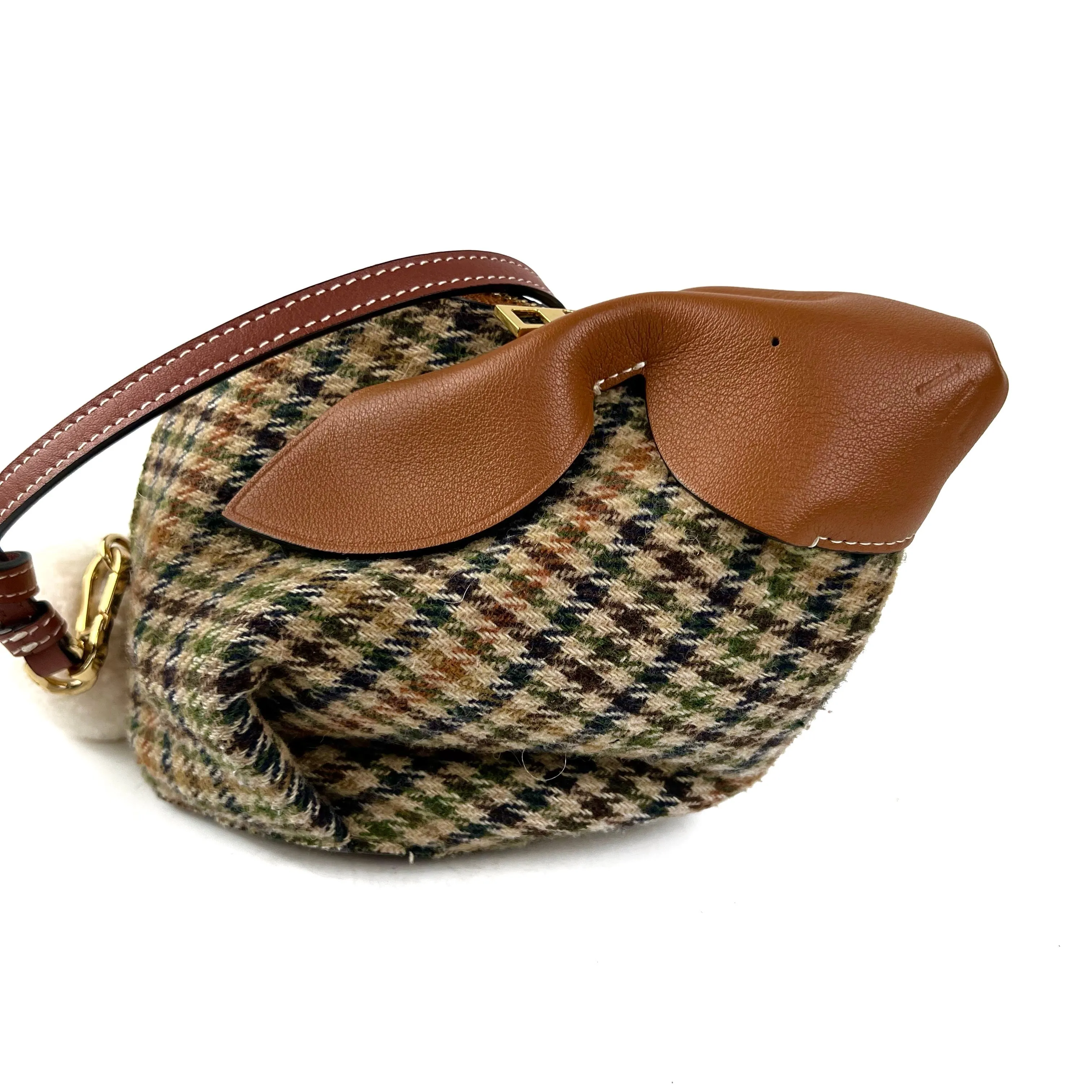 Loewe Mini Tan Bunny Crossbody Bag