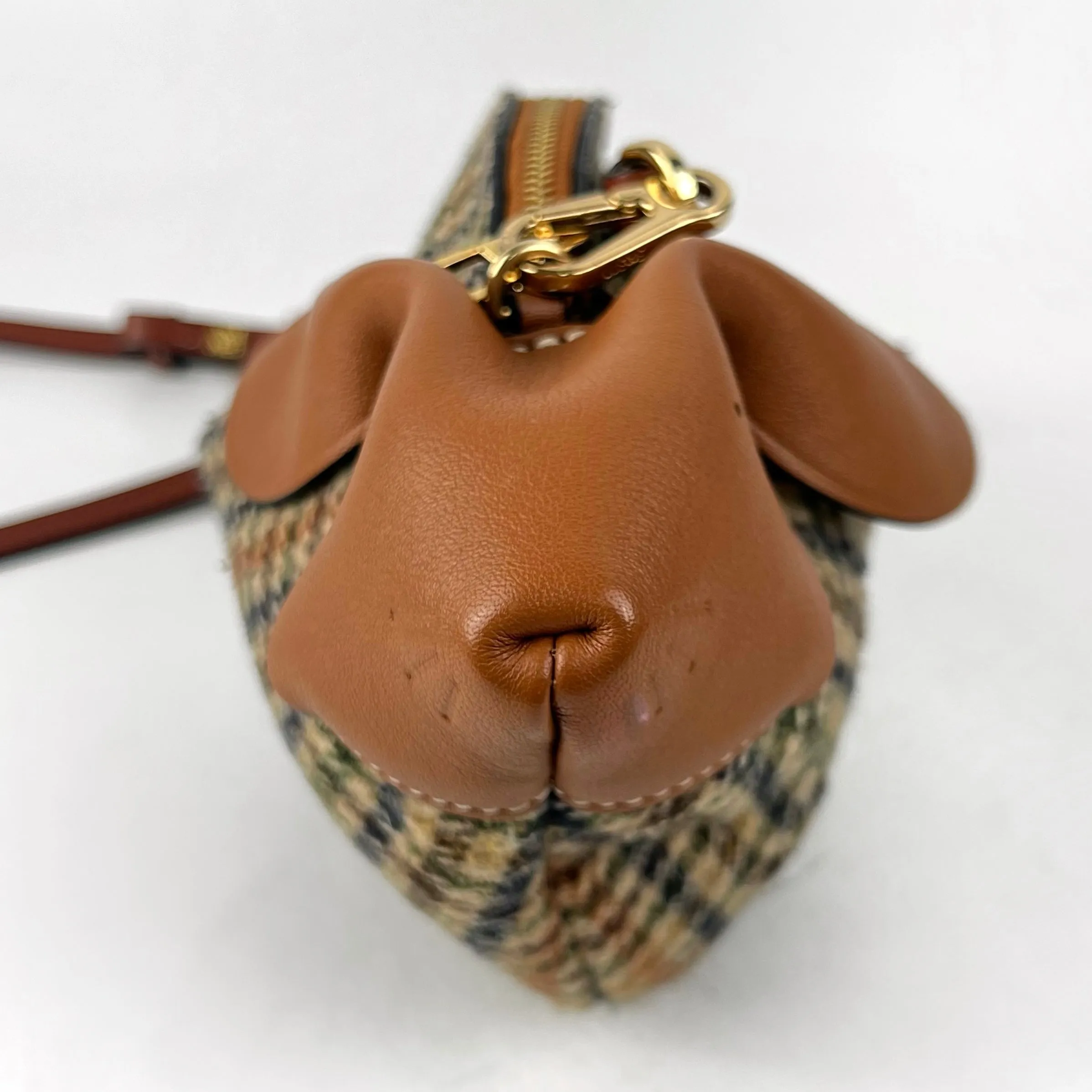 Loewe Mini Tan Bunny Crossbody Bag
