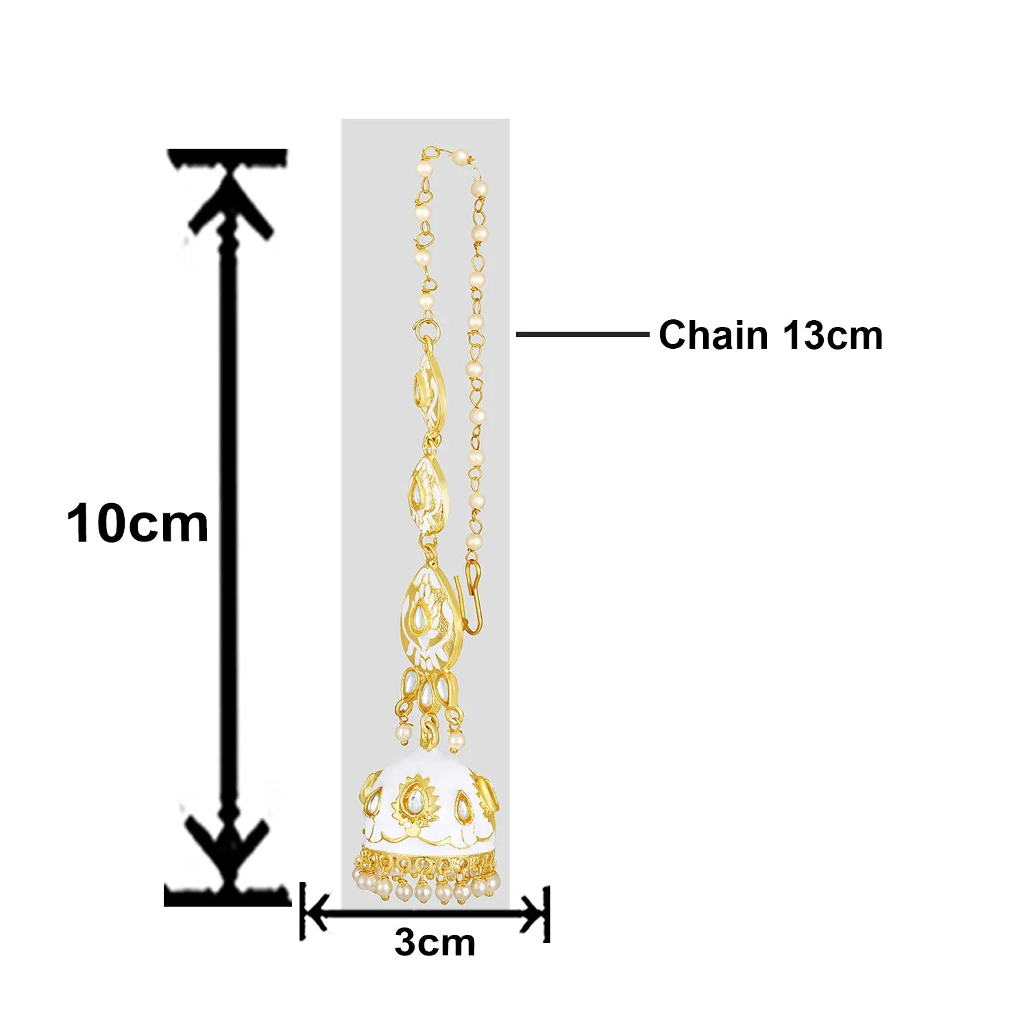 Long Layered Jhumki Earrings