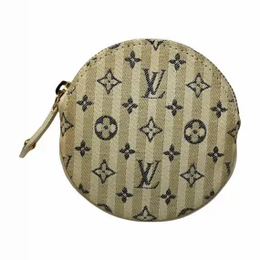 Louis Vuitton Mini Lin  Canvas Wallet  ()
