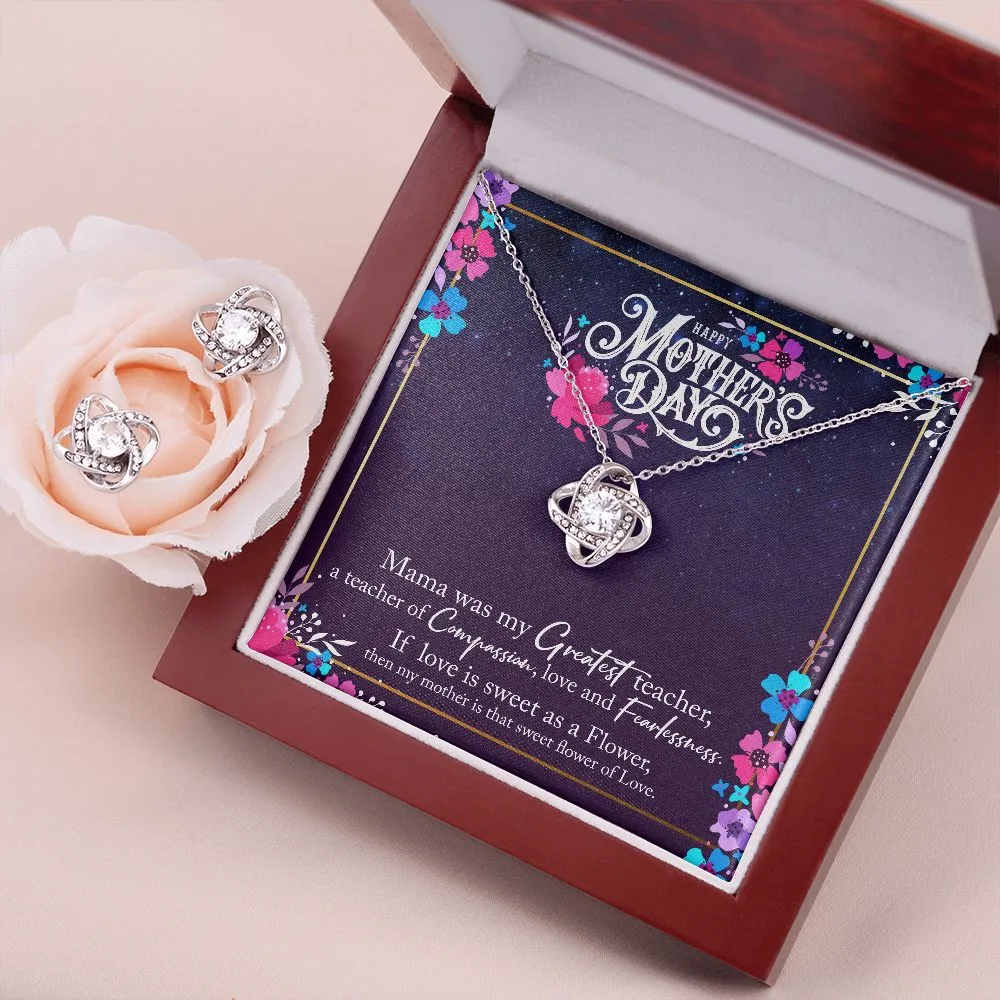 Love Knot & Earring Set for Mom