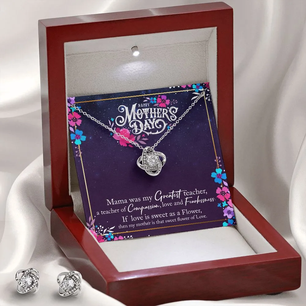 Love Knot & Earring Set for Mom
