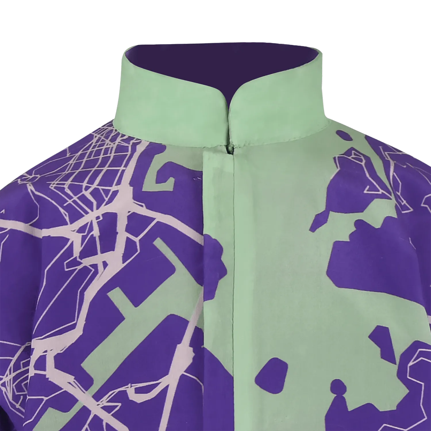 【MAP OF HK】100% Silk Mini Tang Jacket