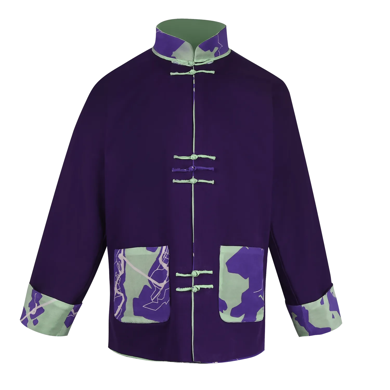 【MAP OF HK】100% Silk Mini Tang Jacket