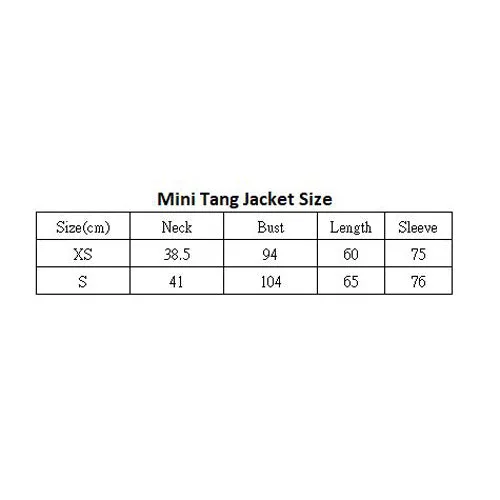 【MAP OF HK】100% Silk Mini Tang Jacket