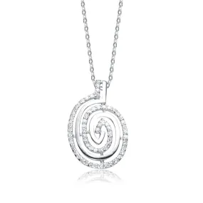 Marguerite Midi Swirl Necklace
