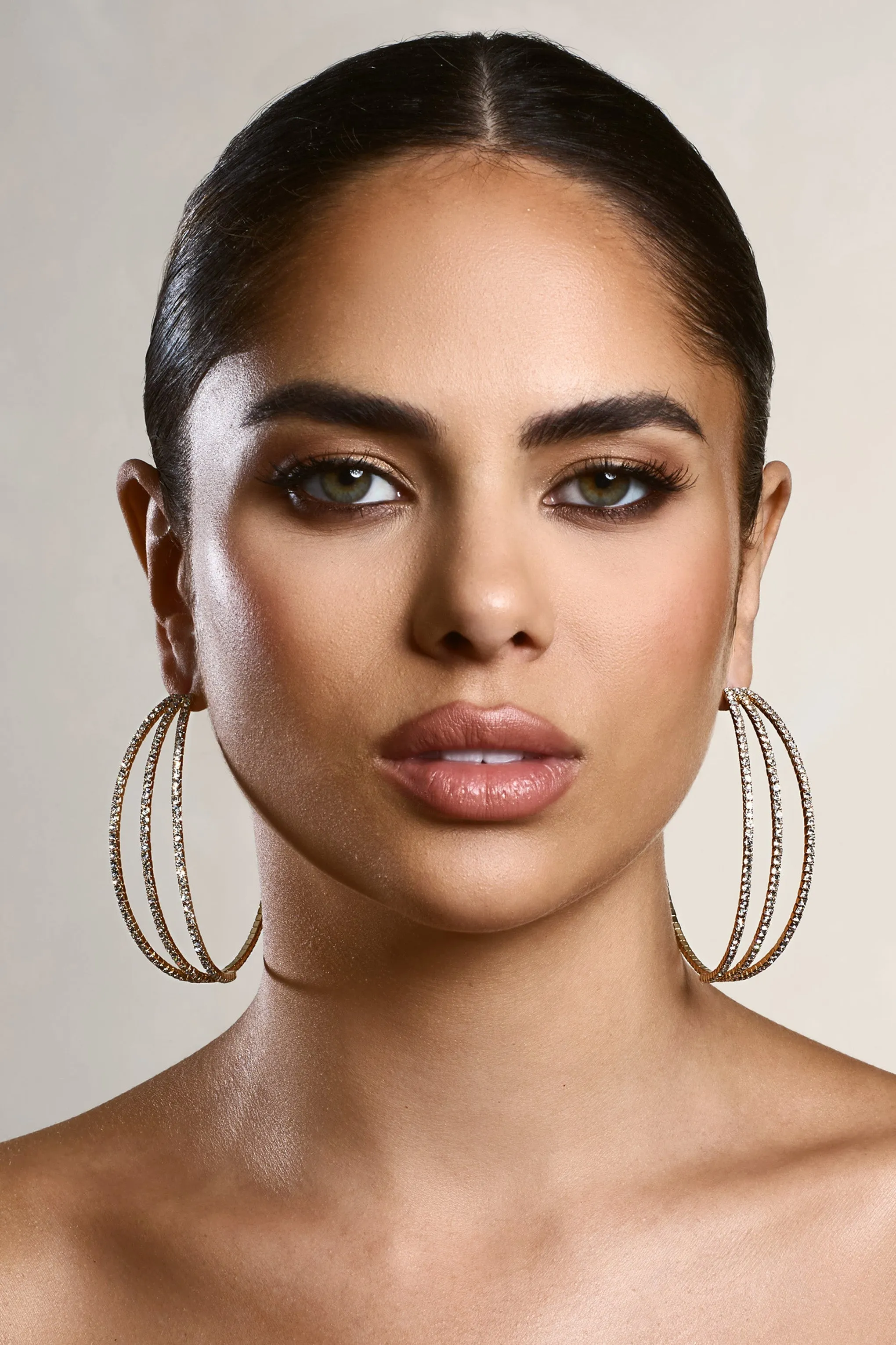 Maxie | Gold Layered Large Hoops