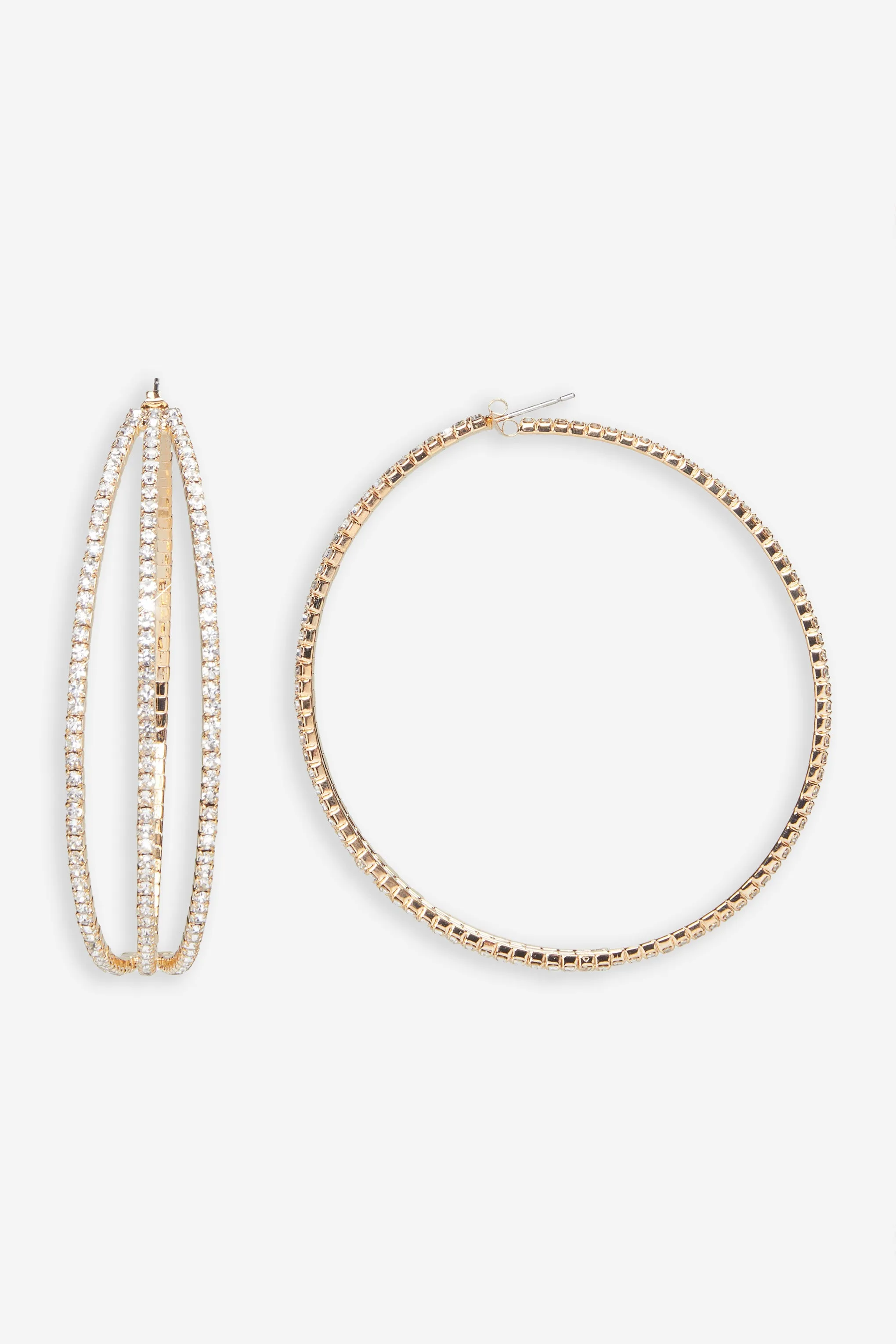 Maxie | Gold Layered Large Hoops