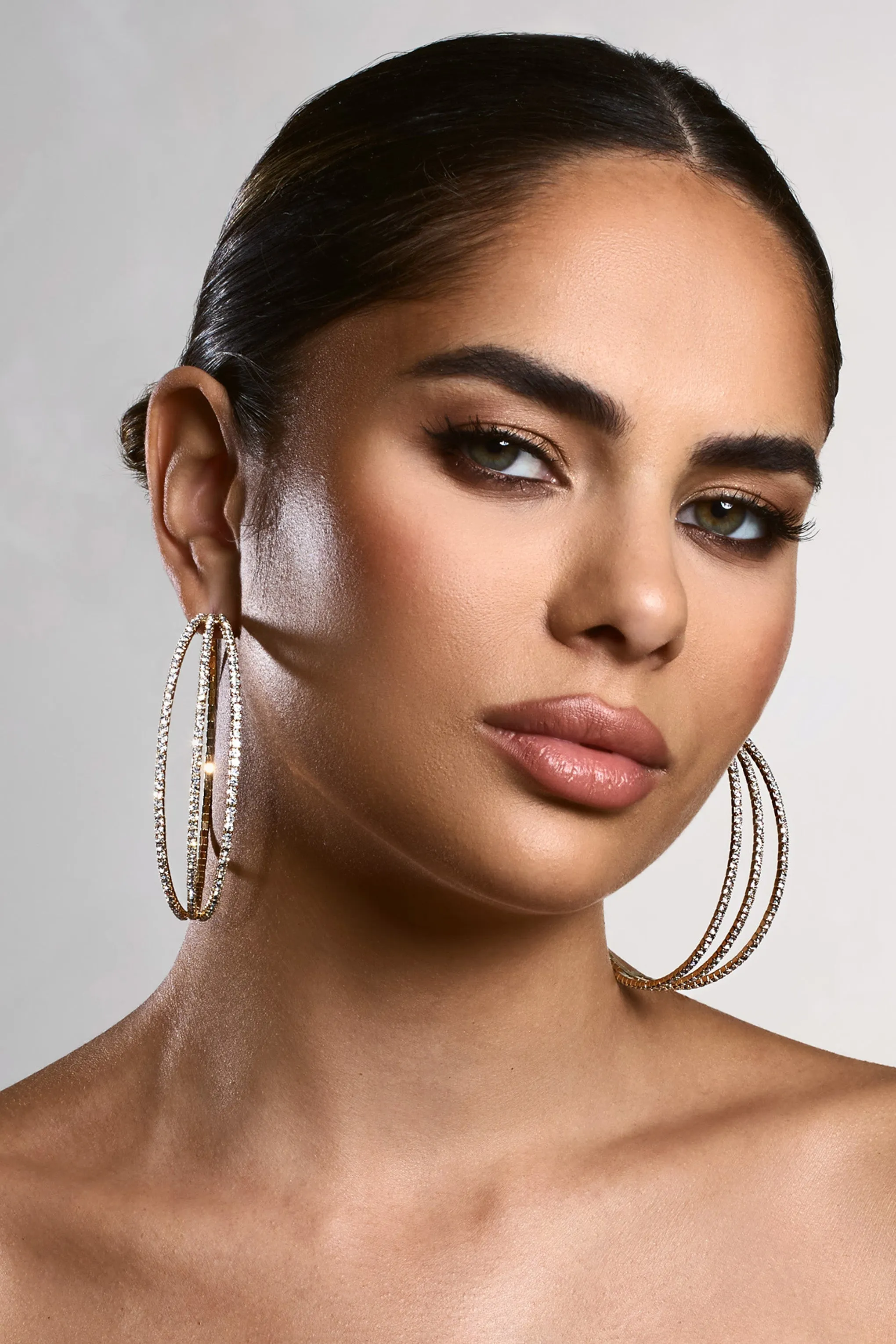 Maxie | Gold Layered Large Hoops