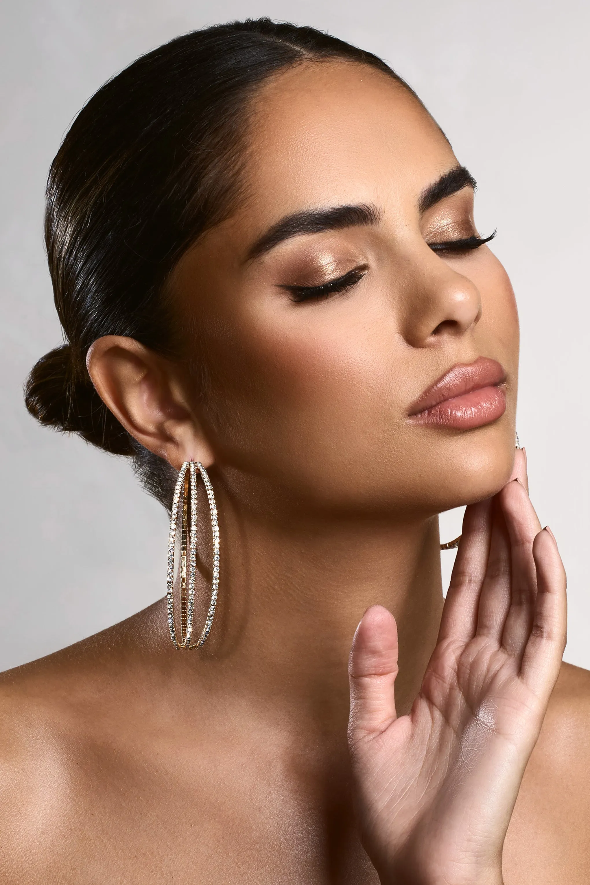 Maxie | Gold Layered Large Hoops