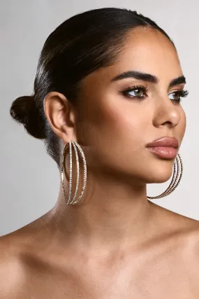 Maxie | Gold Layered Large Hoops