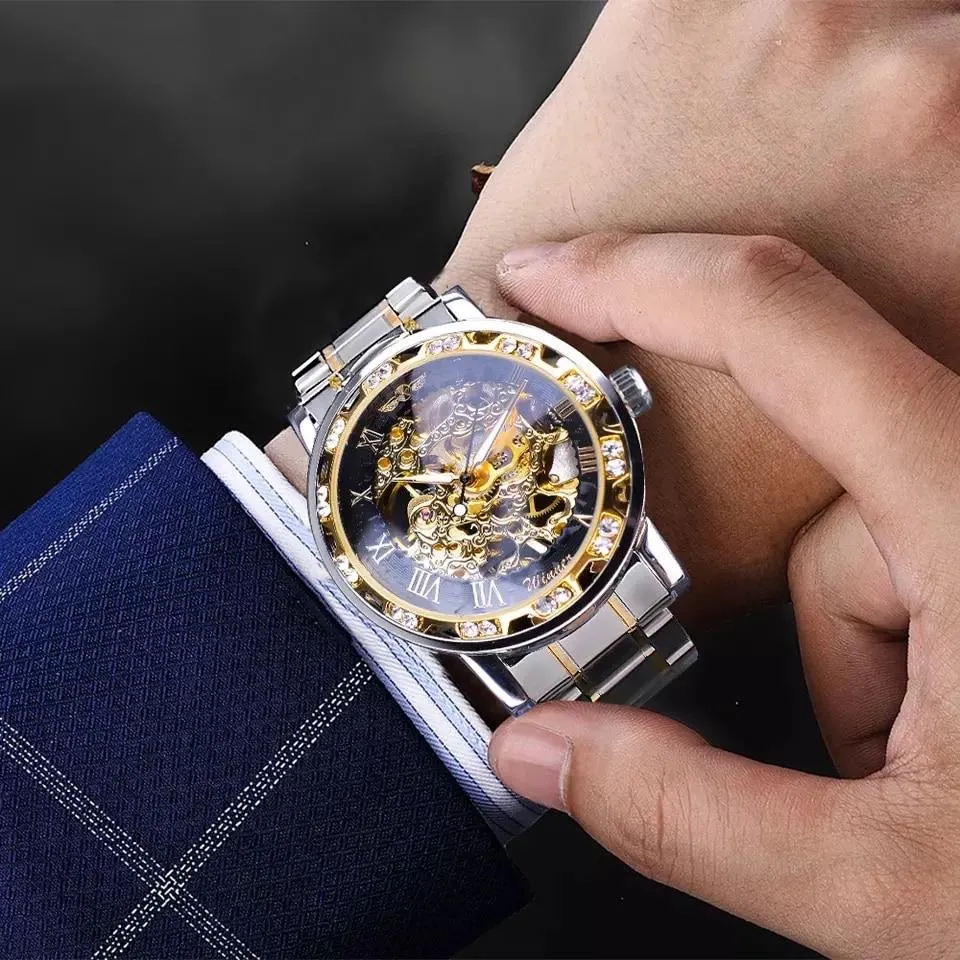 Men’s Luxury Retro Skeleton Wrist Watch
