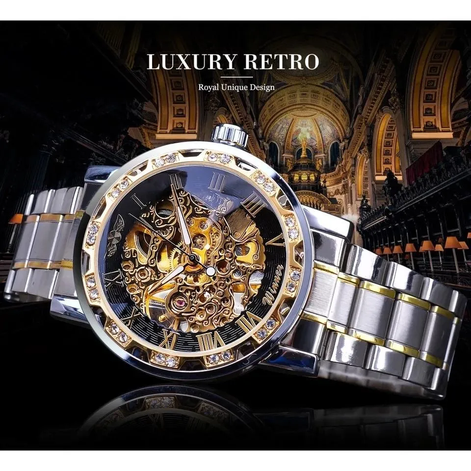Men’s Luxury Retro Skeleton Wrist Watch