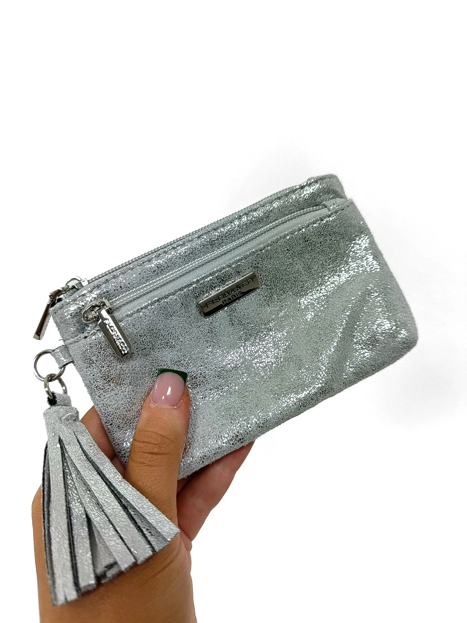 Metallic Suedette Coin Purse