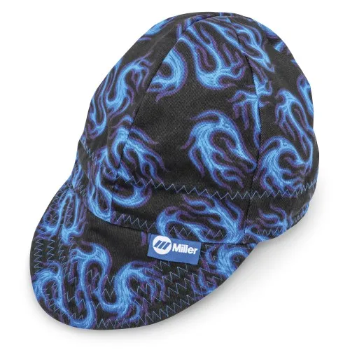 Miller Welding Cap Blue Flame 2 Size 7 1/4 - 286972