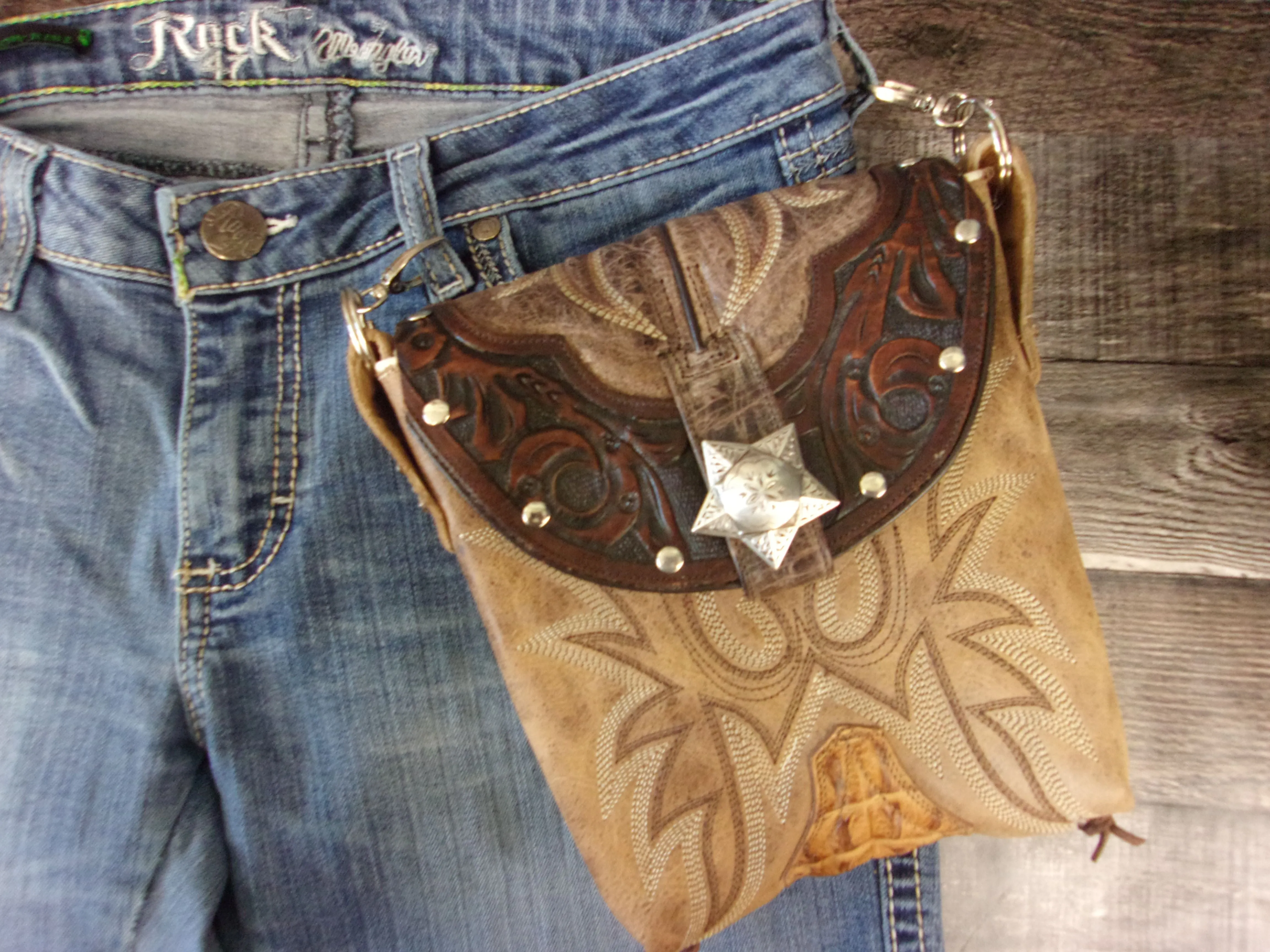 Mini Hipster Cowboy Boot Purse BB07