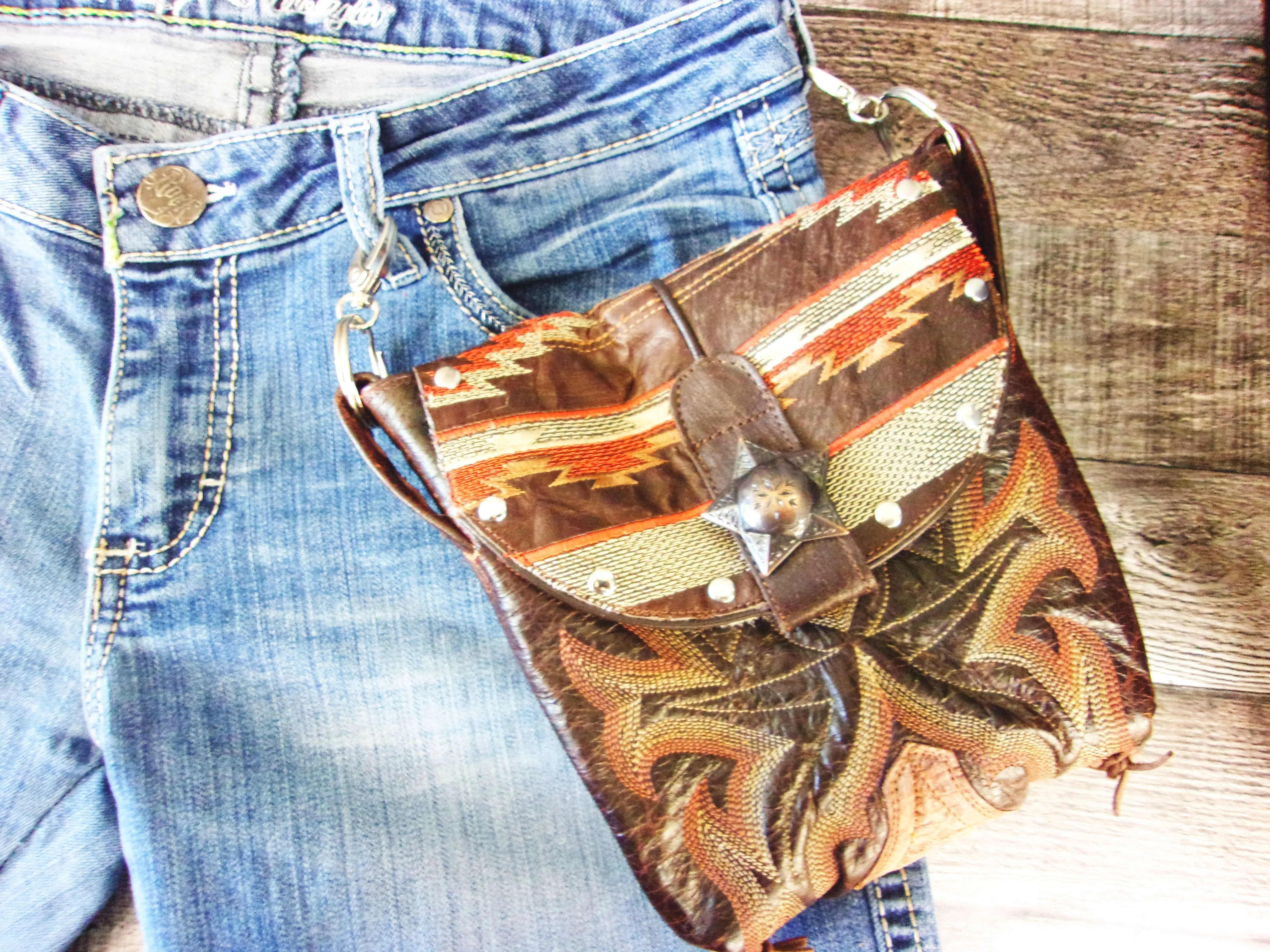 Mini Hipster Cowboy Boot Purse BB16