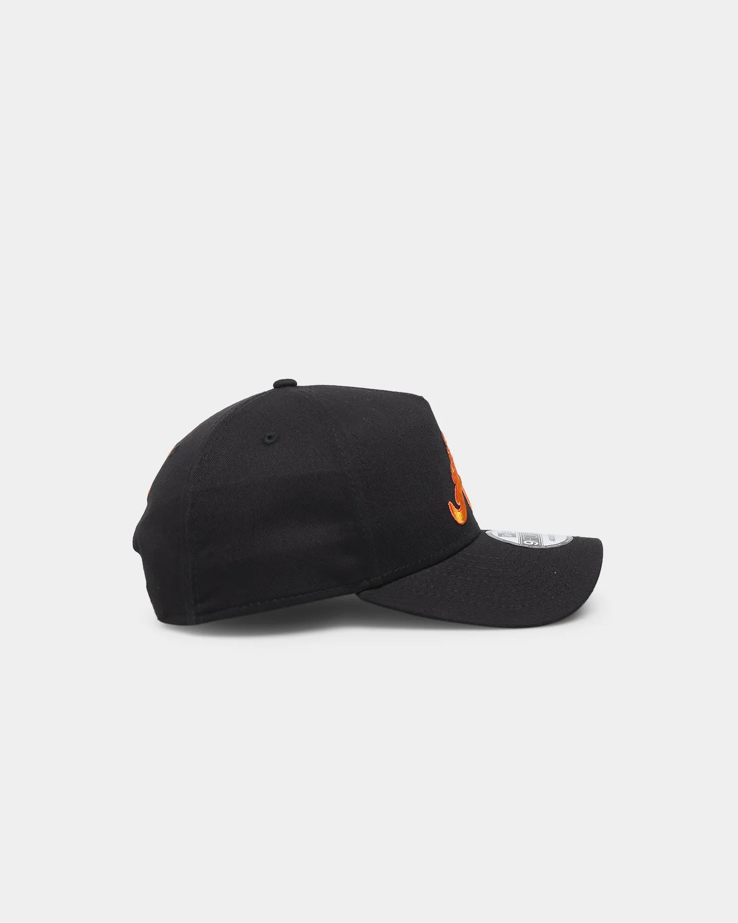 New Era Atlanta Braves 'Flamin' Hot' 9FORTY A-Frame Snapback Black/Flame