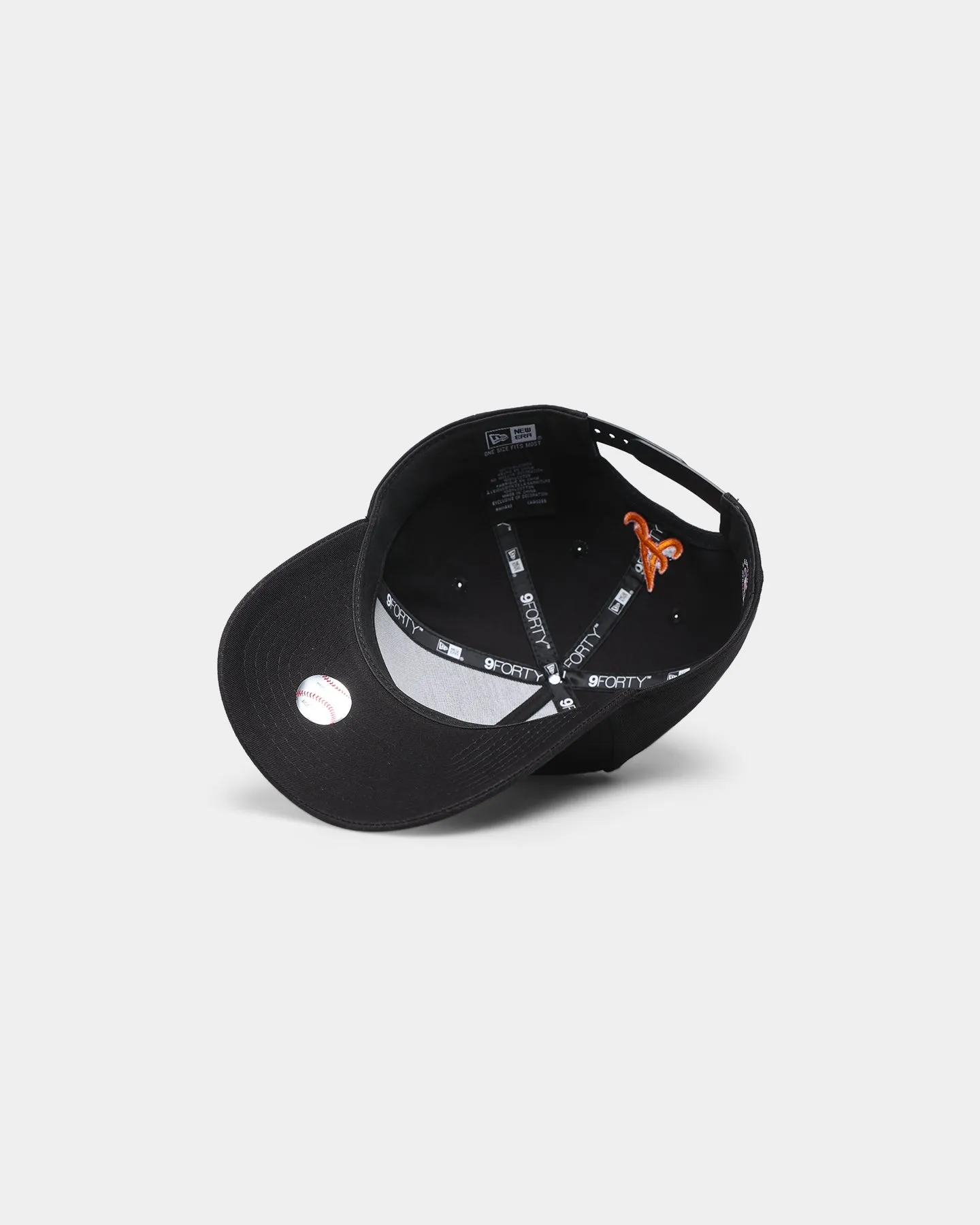 New Era Atlanta Braves 'Flamin' Hot' 9FORTY A-Frame Snapback Black/Flame