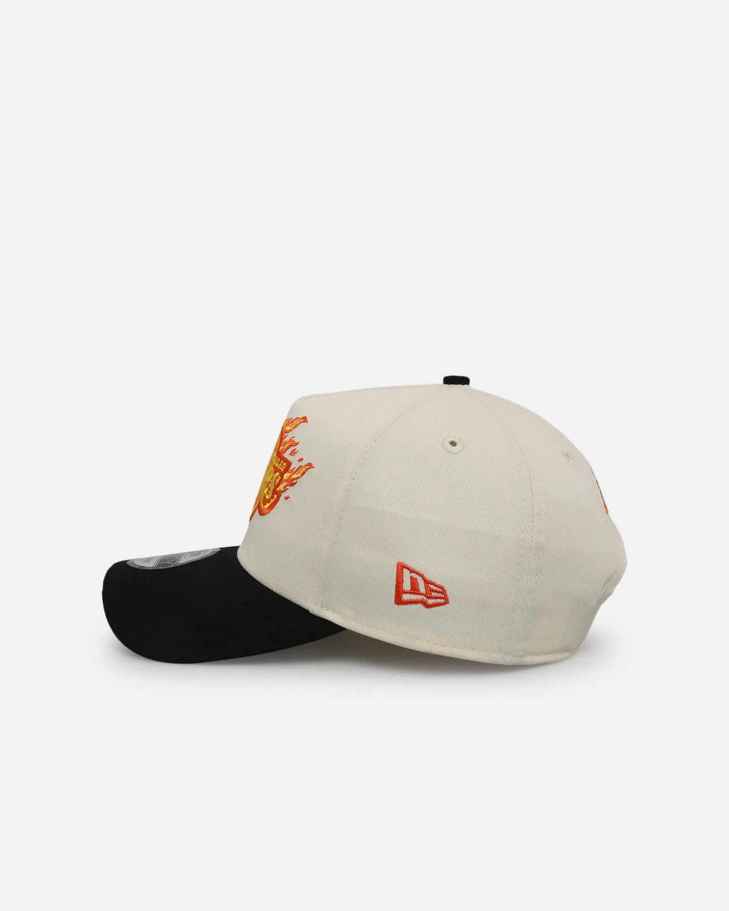New Era Los Angeles Lakers 'Flame' 9FORTY A-Frame Snapback Chrome White/Black