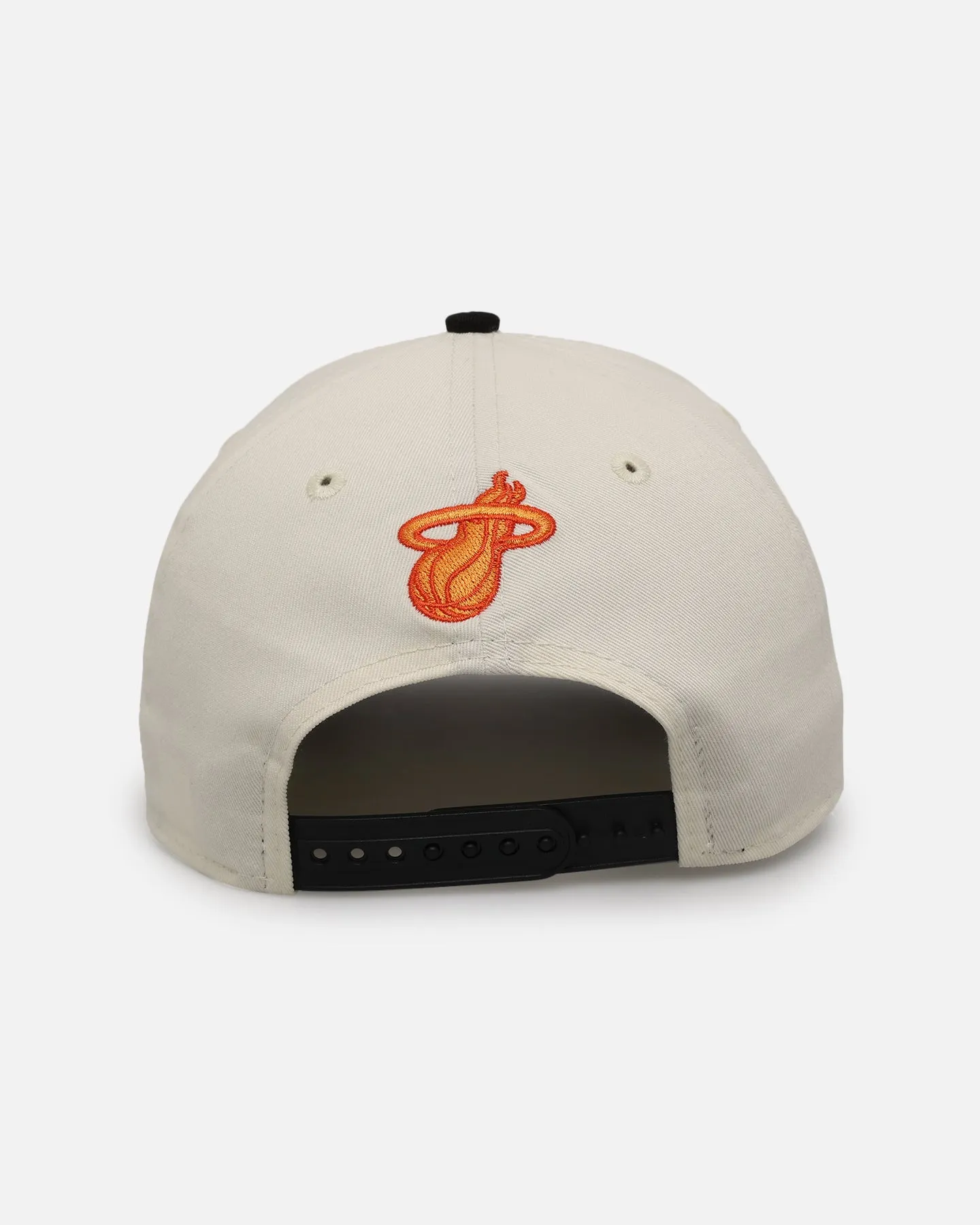 New Era Miami Heat 'Flame' 9FORTY A-Frame Snapback Chrome White/Black