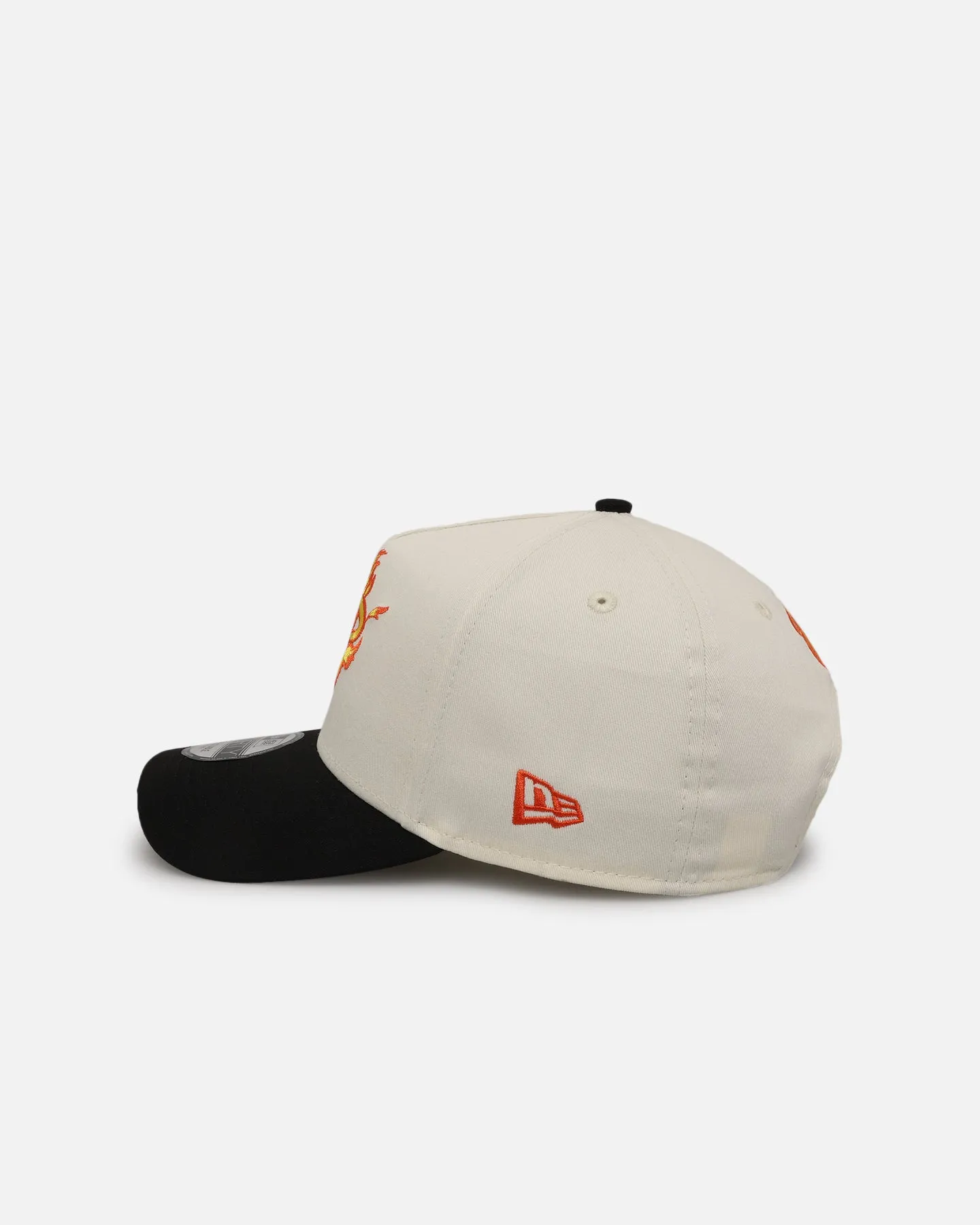 New Era Miami Heat 'Flame' 9FORTY A-Frame Snapback Chrome White/Black