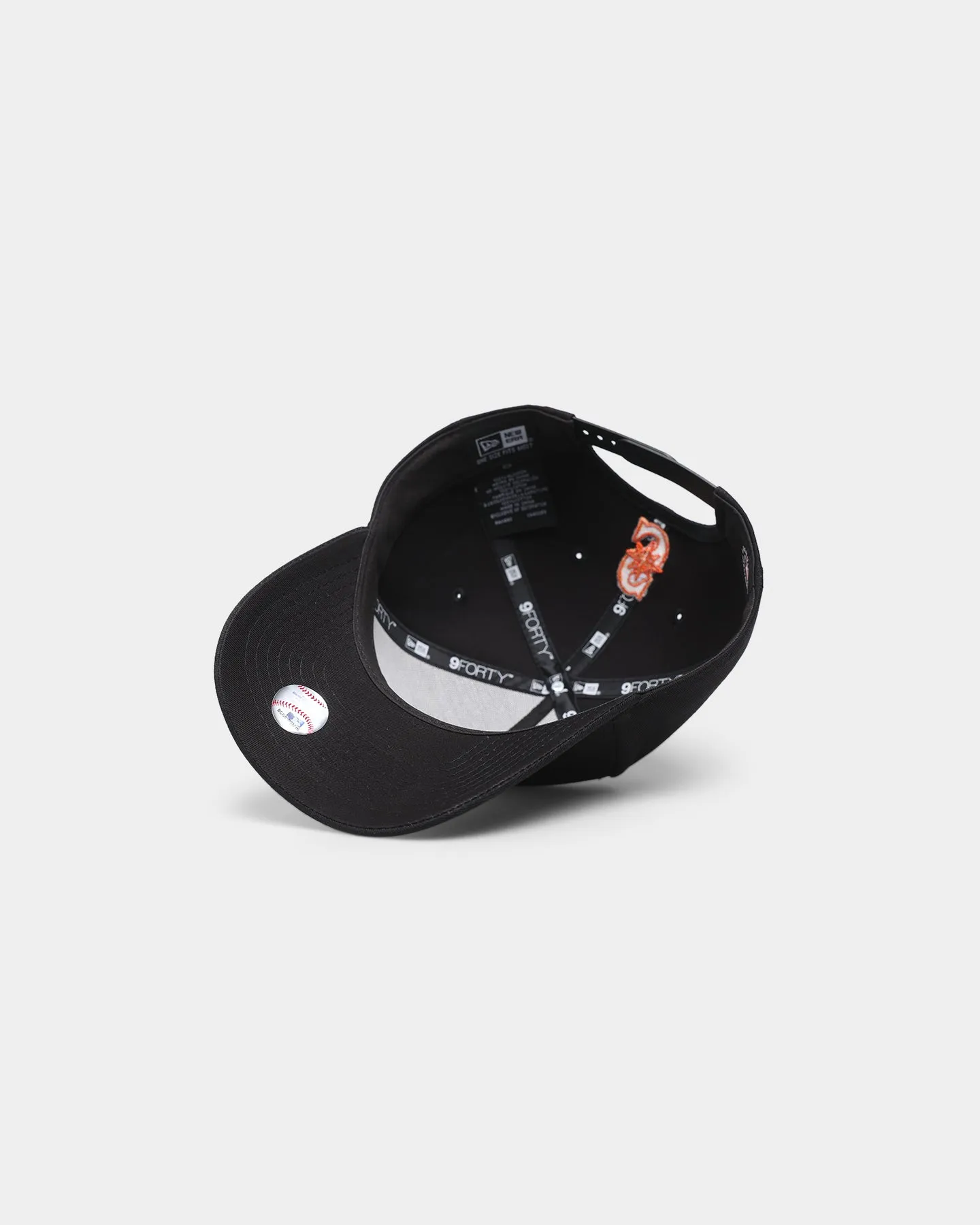 New Era Seattle Mariners 'Flamin' Hot' 9FORTY A-Frame Snapback Black/Flame