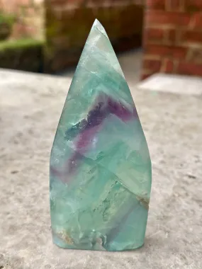 New! Rainbow Fluorite Flame - Natural & Unique