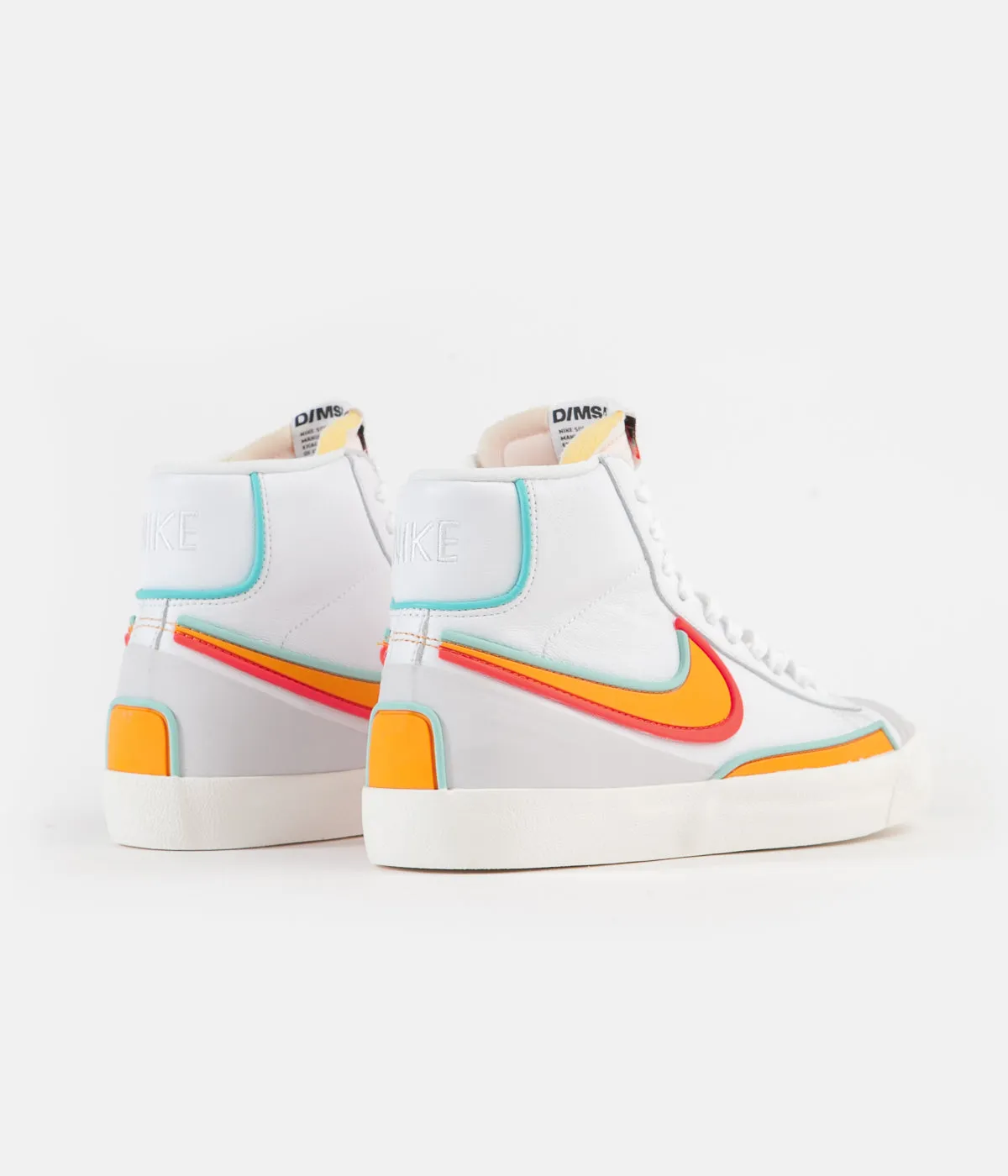 Nike Blazer Mid '77 Infinite Shoes - White / Kumquat / Aurora Green