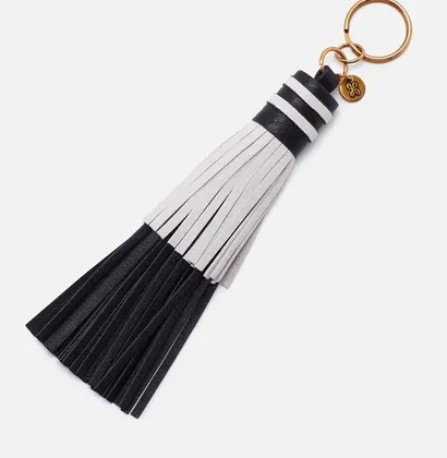 Nila Tassel- Black w/ White
