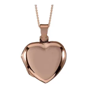 Orton West Heart Locket - Rose Gold