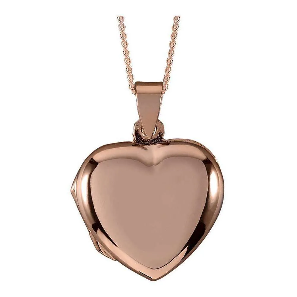 Orton West Heart Locket - Rose Gold
