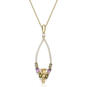 Palette Amande Golden Necklace