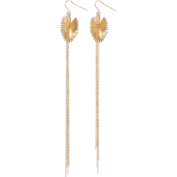 Palm Tassle Earrings