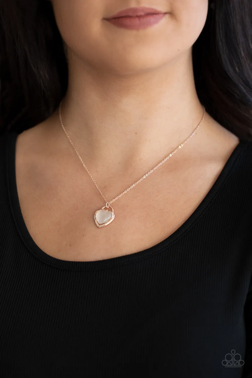 Paparazzi A Dream Is A Wish Your Heart Makes Rose Gold Short Necklace - P2RE-GDXX-357XX