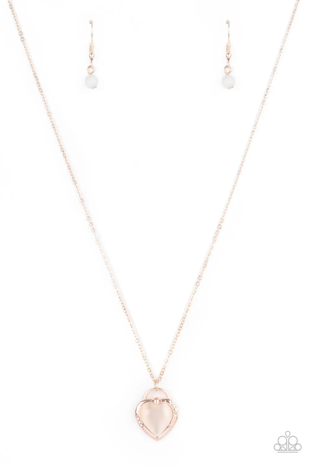 Paparazzi A Dream Is A Wish Your Heart Makes Rose Gold Short Necklace - P2RE-GDXX-357XX