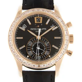Patek Philippe Complications Chronograph Annual Calendar Automatic Gold Diamond Men's Watch 5961R-010