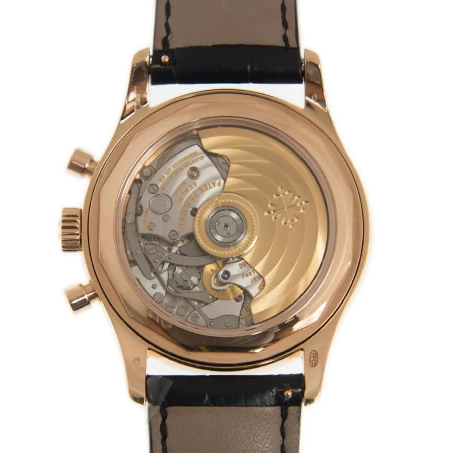 Patek Philippe Complications Chronograph Annual Calendar Automatic Gold Diamond Men's Watch 5961R-010